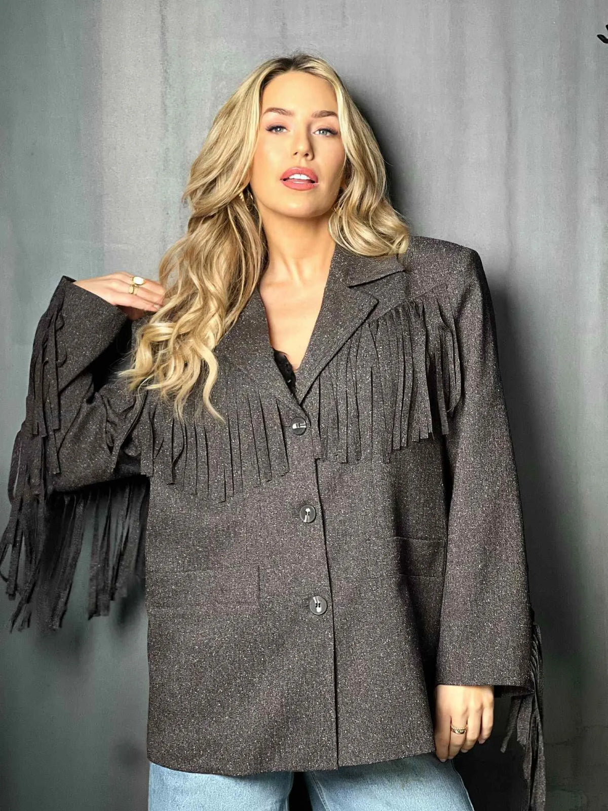 Veste à franges IMPERIAL