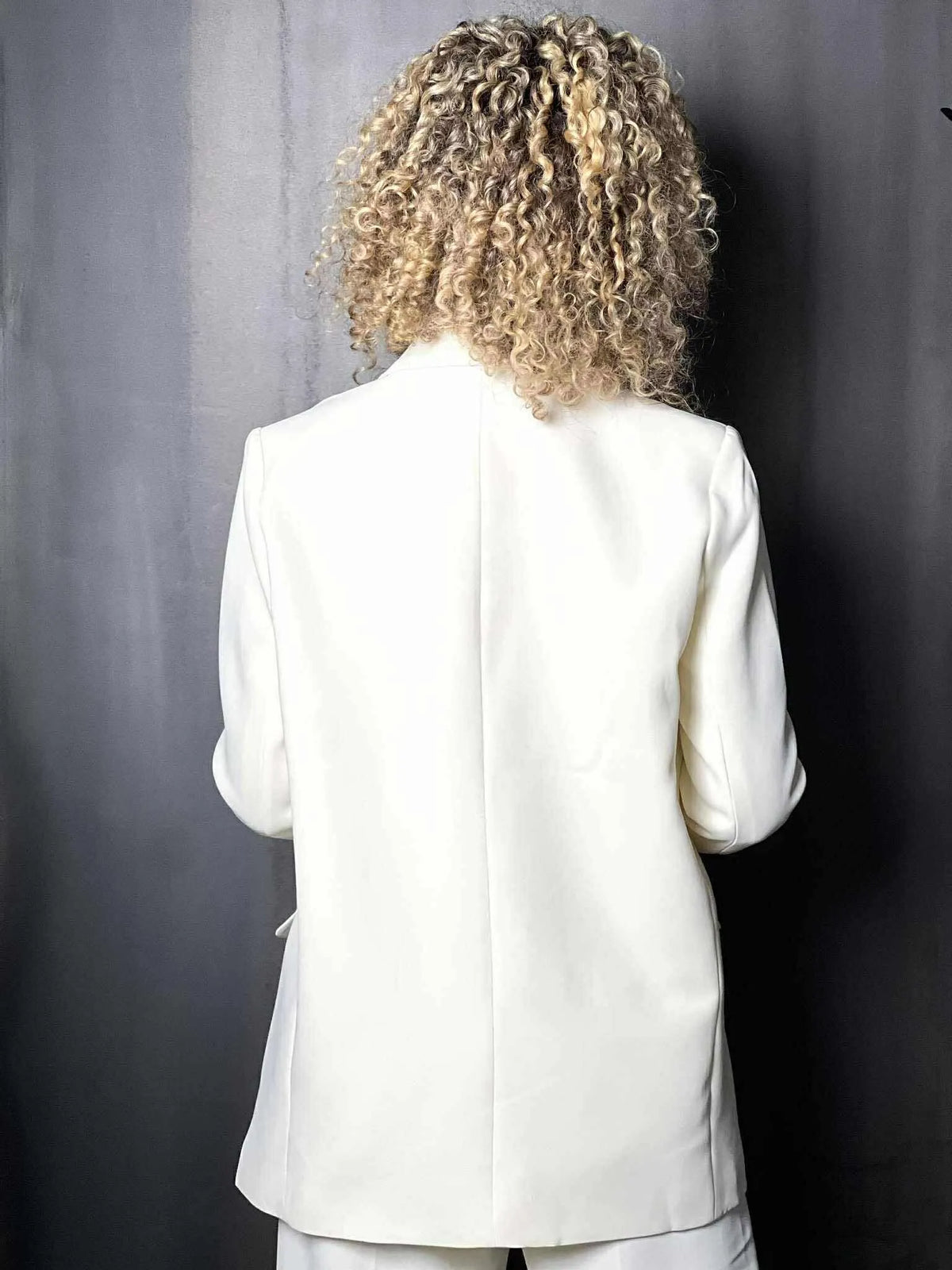 Veste tailleur beige