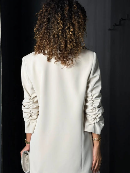 Veste tailleur beige IMPERIAL
