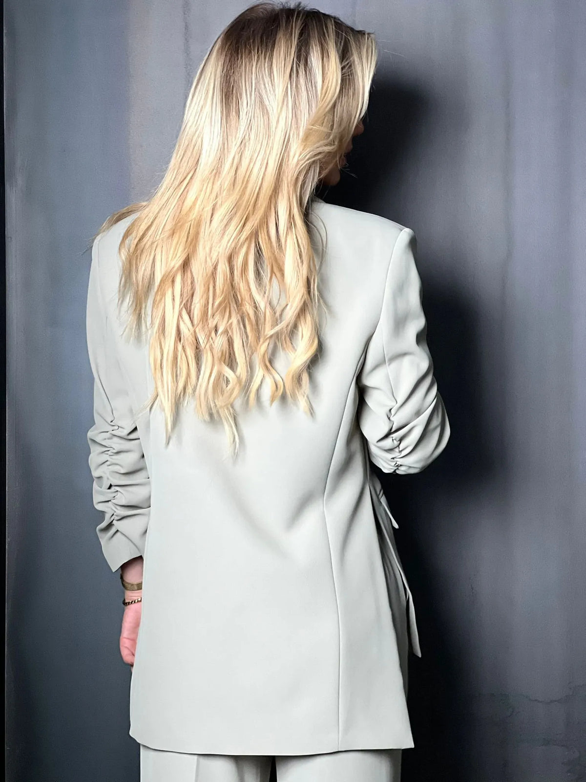 Veste tailleur sauge IMPERIAL